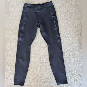 Athleta High Traverse Leggings with Zip Pockets